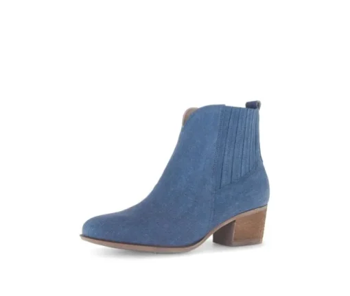 Elegante enkellaarsjes blauw