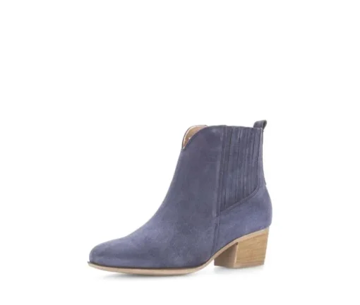 Elegante enkellaarsjes blauw