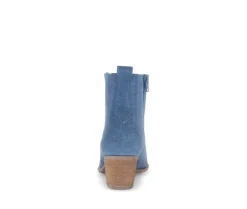 Elegante enkellaarsjes blauw