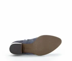 Elegante enkellaarsjes blauw