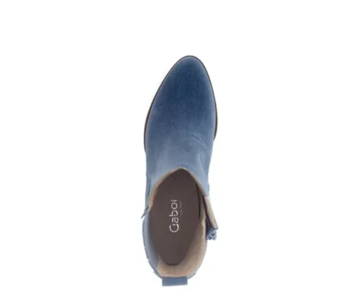 Elegante enkellaarsjes blauw