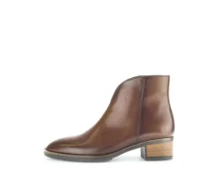 Elegante enkellaarsjes bruin