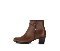 Elegante enkellaarsjes bruin
