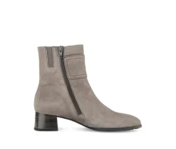 Elegante enkellaarsjes bruin