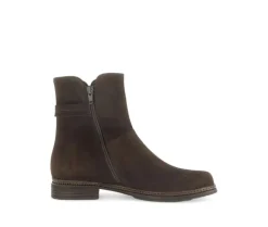 Elegante enkellaarsjes bruin