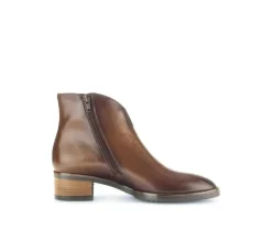 Elegante enkellaarsjes bruin