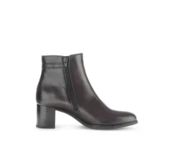 Elegante enkellaarsjes bruin