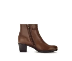 Elegante enkellaarsjes bruin