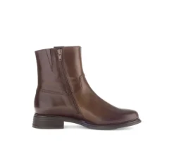 Elegante enkellaarsjes bruin
