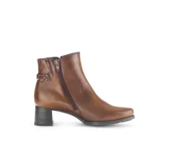 Elegante enkellaarsjes bruin