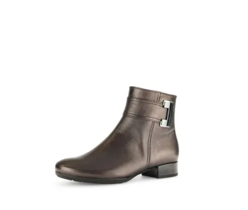 Elegante enkellaarsjes brons