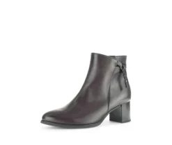 Elegante enkellaarsjes bruin