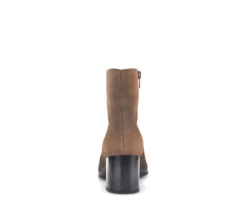 Elegante enkellaarsjes bruin