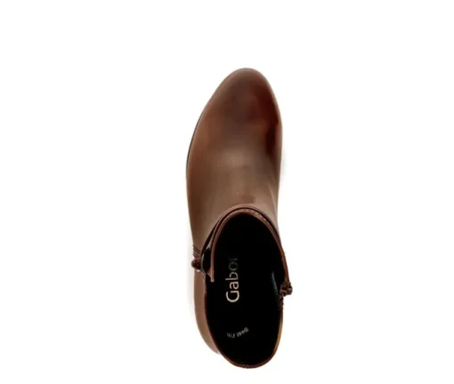 Elegante enkellaarsjes bruin
