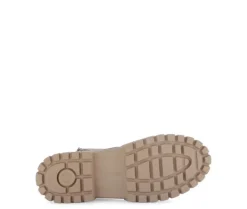 Enkellaarsjes met veter beige