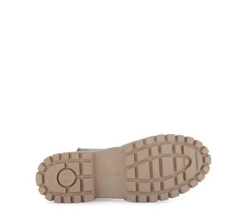Enkellaarsjes met veter beige