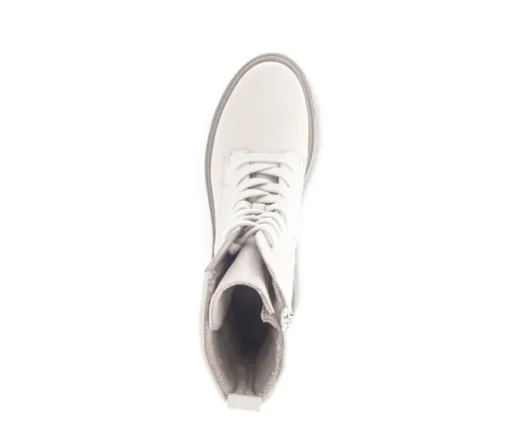 Enkellaarsjes met veter beige