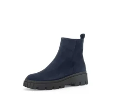 Enkellaarsjes op plateau blauw