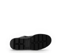 Enkellaarsjes op plateau zwart