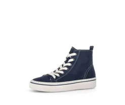 Hoge sneaker blauw