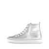 Hoge sneaker zilver