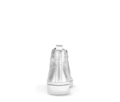 Hoge sneaker zilver