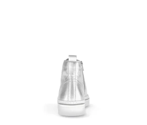Hoge sneaker zilver