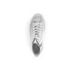 Hoge sneaker zilver