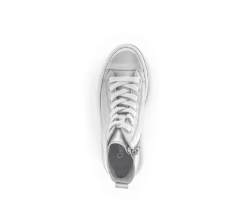 Hoge sneaker zilver