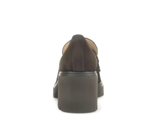Hoogfrontpump bruin