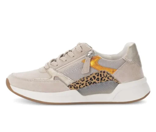 Lage sneaker beige