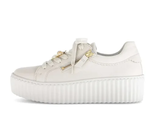 Lage sneaker beige