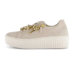 Lage sneaker beige