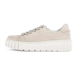 Lage sneaker beige