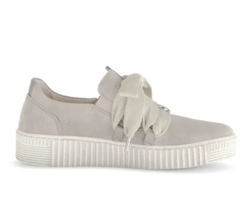 Lage sneaker beige