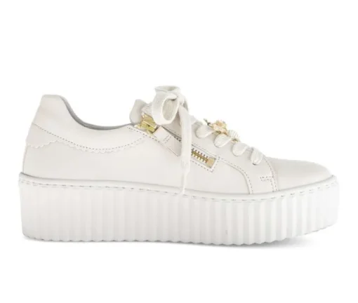 Lage sneaker beige