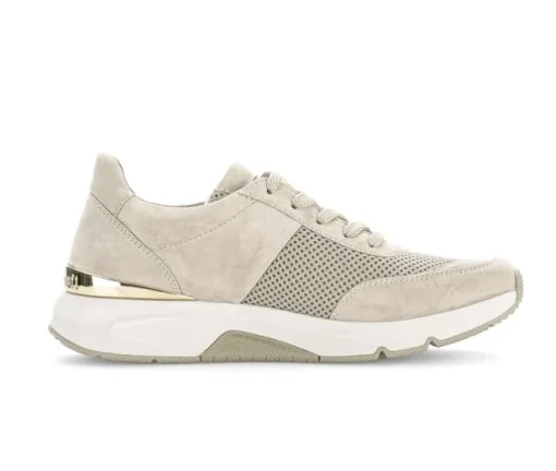 Lage sneaker beige