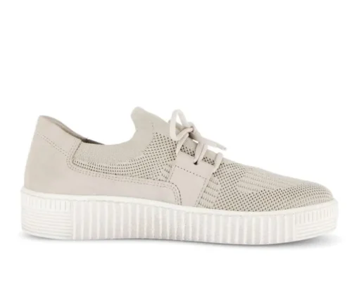 Lage sneaker beige