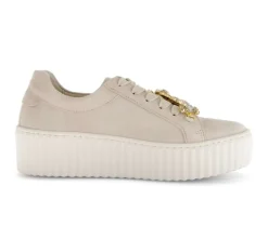 Lage sneaker beige