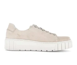 Lage sneaker beige