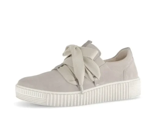 Lage sneaker beige