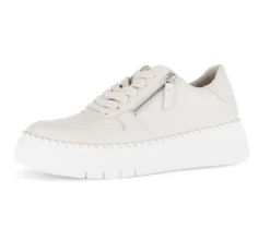 Lage sneaker beige