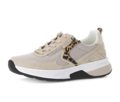 Lage sneaker beige