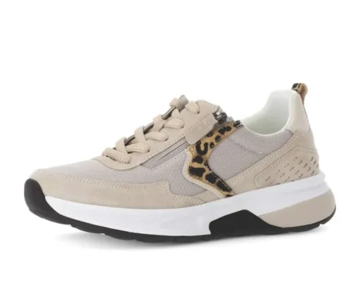 Lage sneaker beige