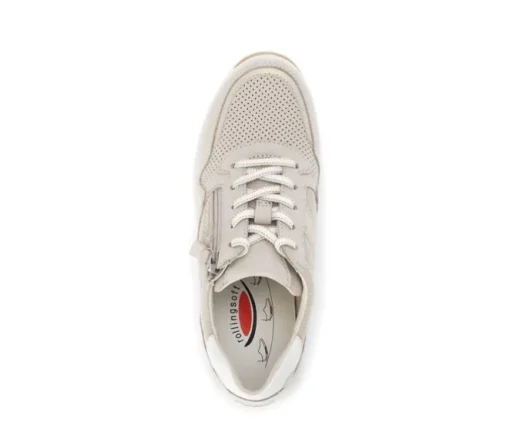 Lage sneaker beige