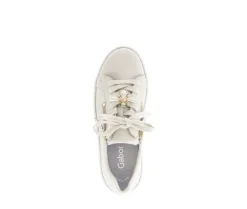 Lage sneaker beige