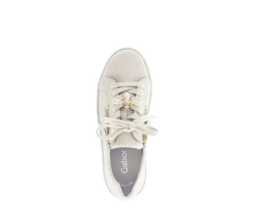 Lage sneaker beige