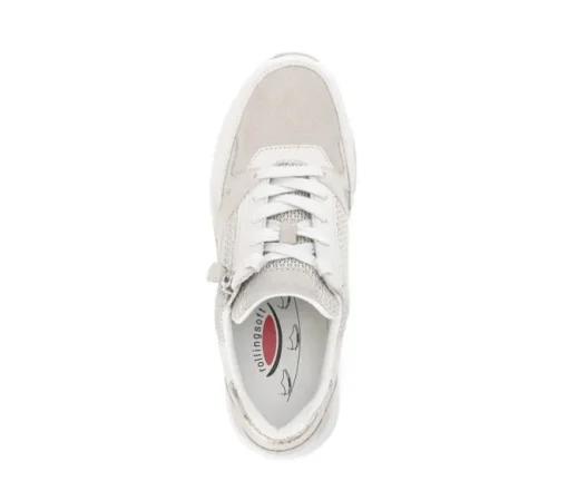 Lage sneaker beige
