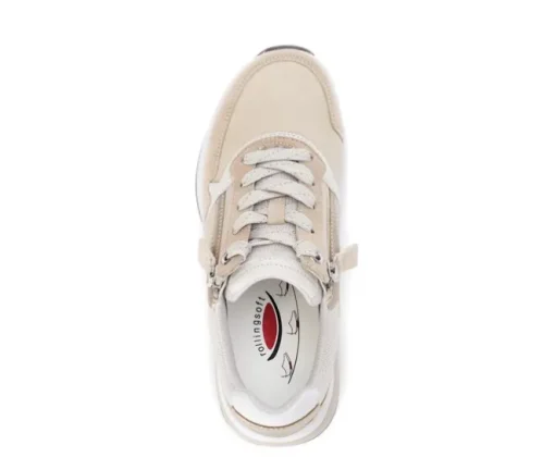 Lage sneaker beige