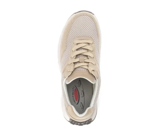 Lage sneaker beige